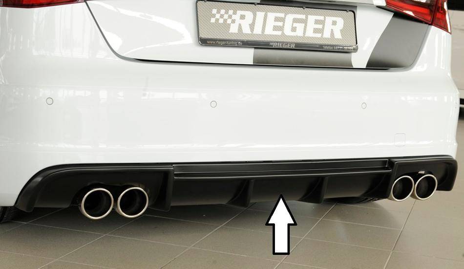 Diffusore Rieger Audi A3 8V solo S-Line per marm doppia duplex 4x90