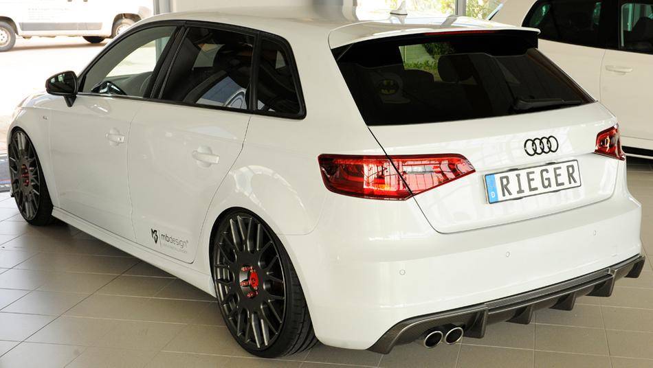 Diffusore Rieger A3 8V solo S-Line-08.16 marm doppia 2x90 Sx carbonl