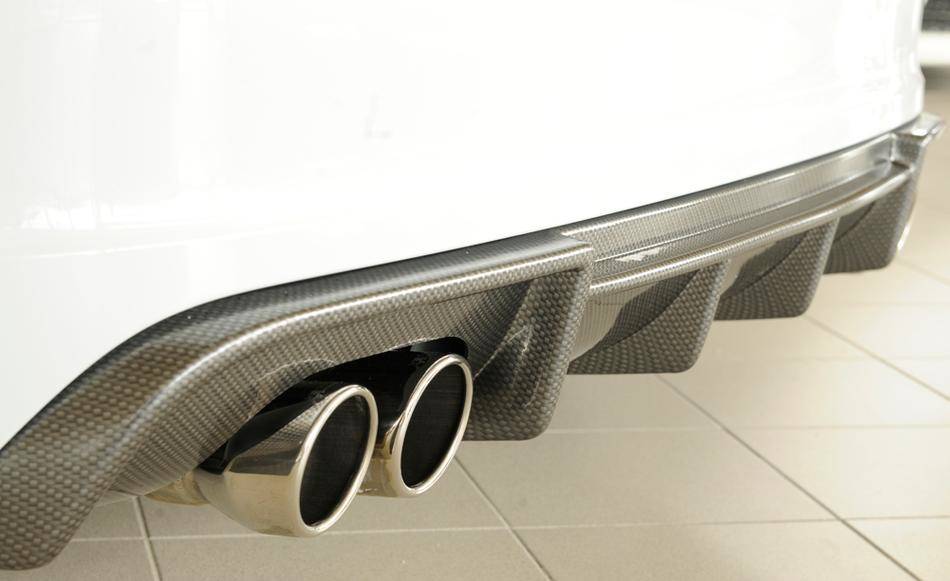 Diffusore Rieger Audi A3 8V solo S-Line marm duplex 4x90 carbonlook