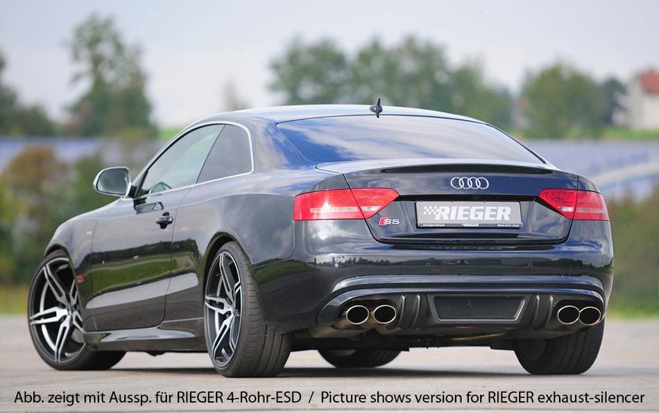 Diffusore Rieger Audi solo S5 carbonlook marm.duplex orig. fino 2011