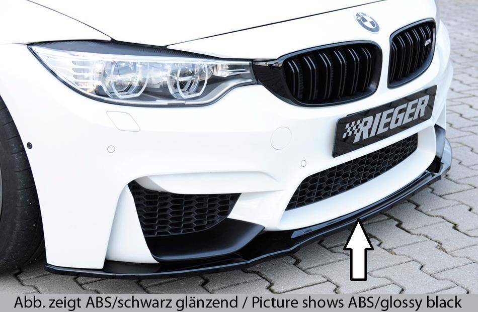 Lama ant Rieger BMW M4/M3 F80/82/83 per paraurti orig senza perform.