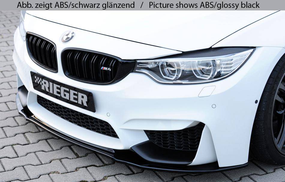 Lama ant Rieger BMW M4/M3 F80/82/83 per paraurti orig senza perform.