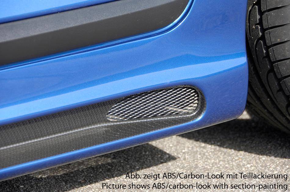 Sottoporta sx Rieger Scirocco carbonlook con condotto e presa aria