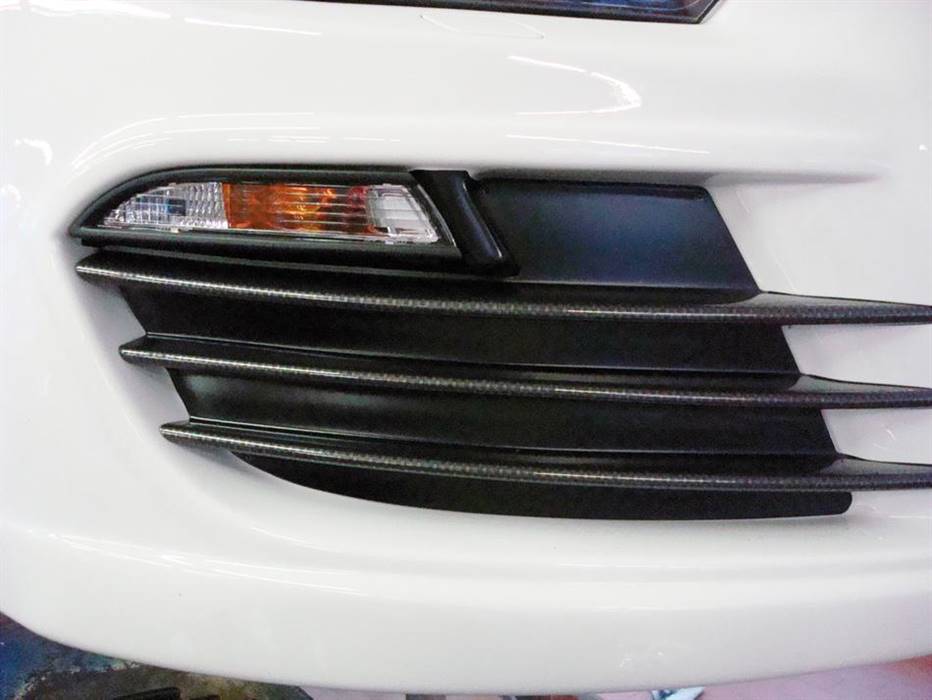 Prese aria lat chiuse Scirocco 3 carbonlook per paraurti Rieger