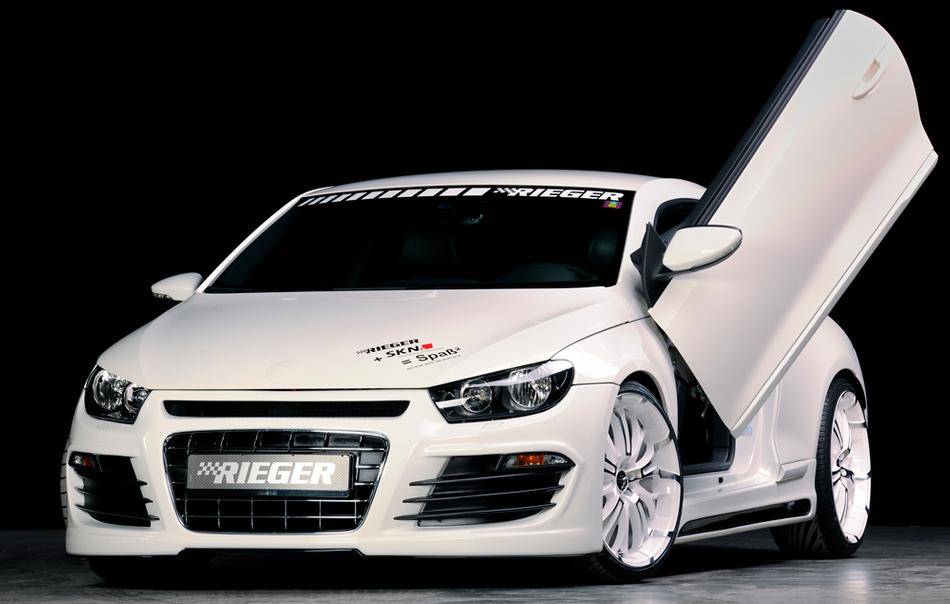 Mascherina V10 Look Scirocco per paraurti Rieger