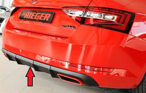Diffusore Rieger Superb 3T/3V dal'15 solo 2,0TSI 206KW senza gancio