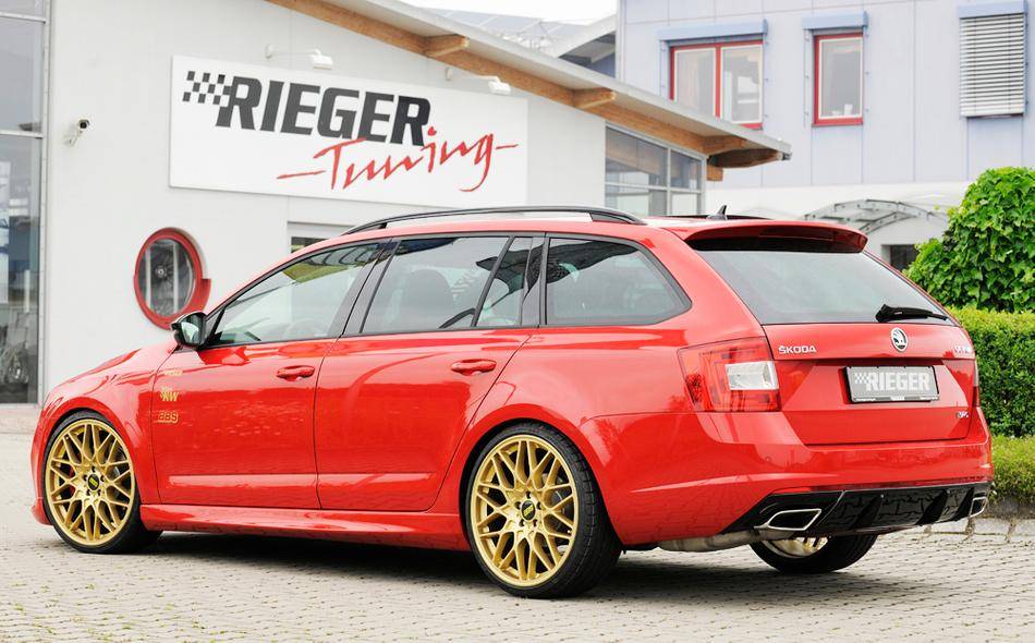 Diffusore Rieger Octavia 5E RS nero per term.orig con gancio berl+SW