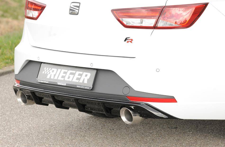 Diffusore Rieger Leon 5F ST FR fino'16 term. 1x100 sx/dx nero lucido