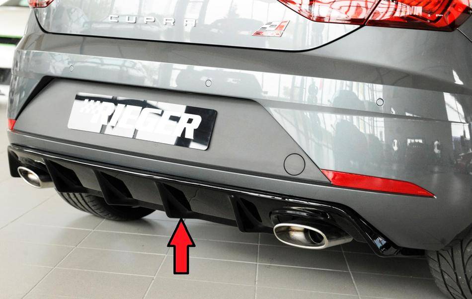 Diffusore Rieger Leon 5F Cupra dal'2017 term.sing.duplex orig. nero