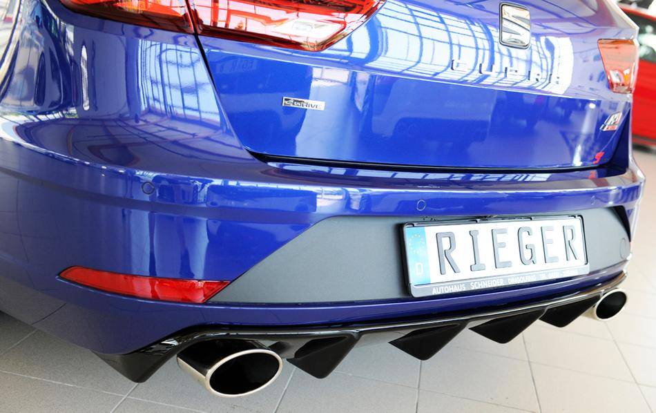 Diffusore Rieger Leon 5F Cupra ST dal'17 term. singolo duplex nero