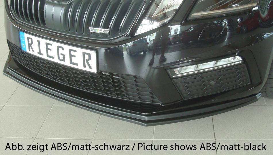 Lama inf Rieger Octavia 5E RS dal 2017 per paraurti orig.nero lucido