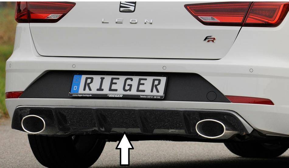 Diffusore Rieger Leon 5F FR ST dal 2017 term.1x152x95dx/sx nero luc.