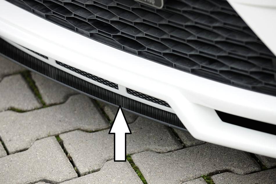 Lama DTM Rieger Leon 5F per sottoparaurti 27010 carbonlook