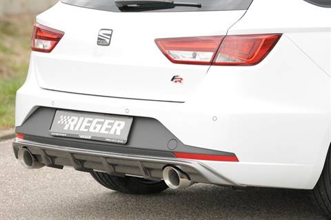 Diffusore Rieger Leon 5F ST FR fino'16 term. 1x100 sx/dx carbonlook