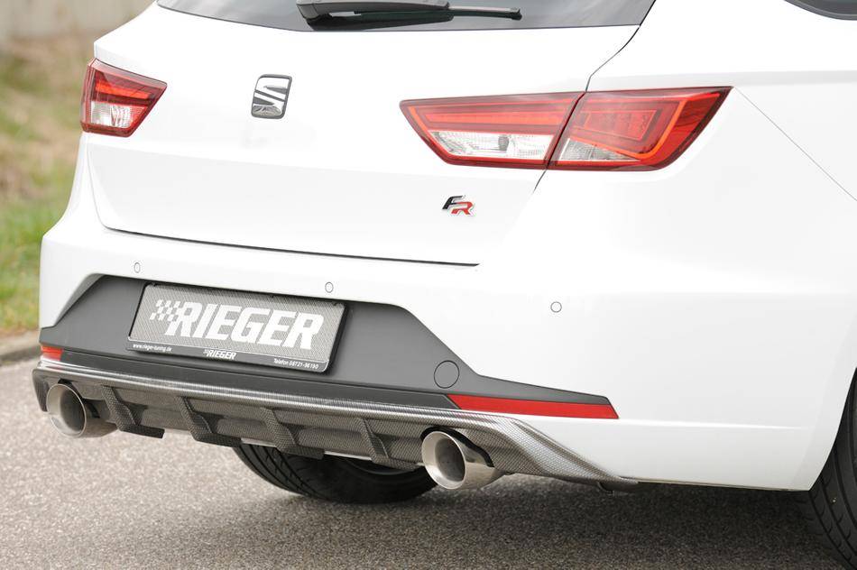 Diffusore Rieger Leon 5F ST FR fino'16 term. 1x100 sx/dx carbonlook
