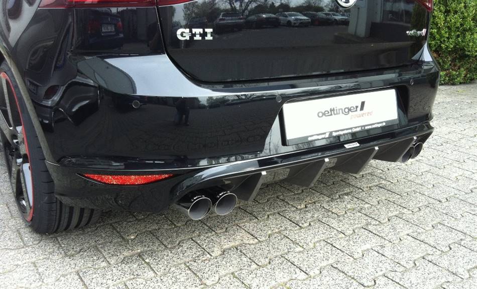 Marmitta duplex 4X76 Golf 7 GTI Oettinger