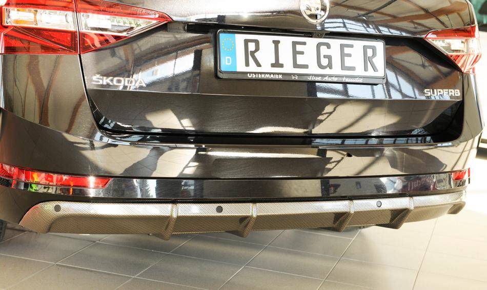 Diffusore Rieger Superb 3T/3V dal'15 carbonl.senza terminali+ gancio