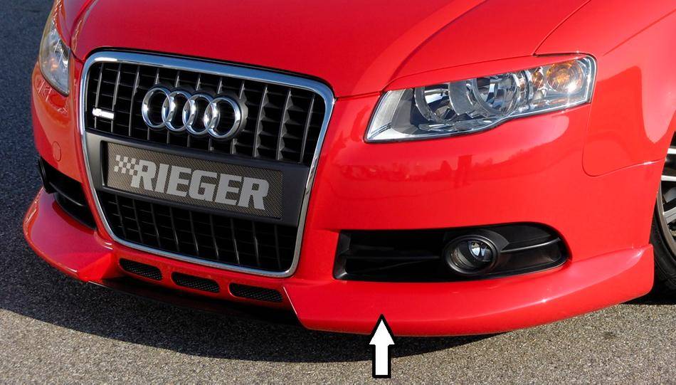 Sottoparaurti Rieger A4 8E B7 solo S-Line con 3 prese aria centrali