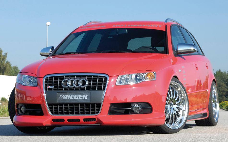 Sottoparaurti Rieger A4 8E B7 solo S-Line con 3 prese aria centrali