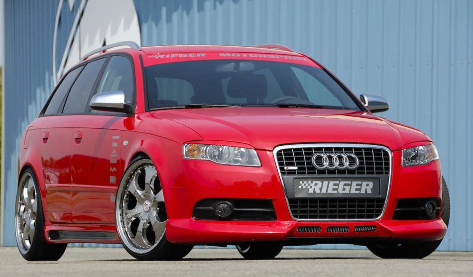 Sottoparaurti Rieger A4 8E B7 solo S-Line con 3 prese aria centrali