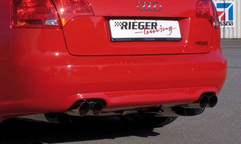 Sottoparaurti Rieger A4 8E B7 berl+Avant anche S-Line per 4 terminal