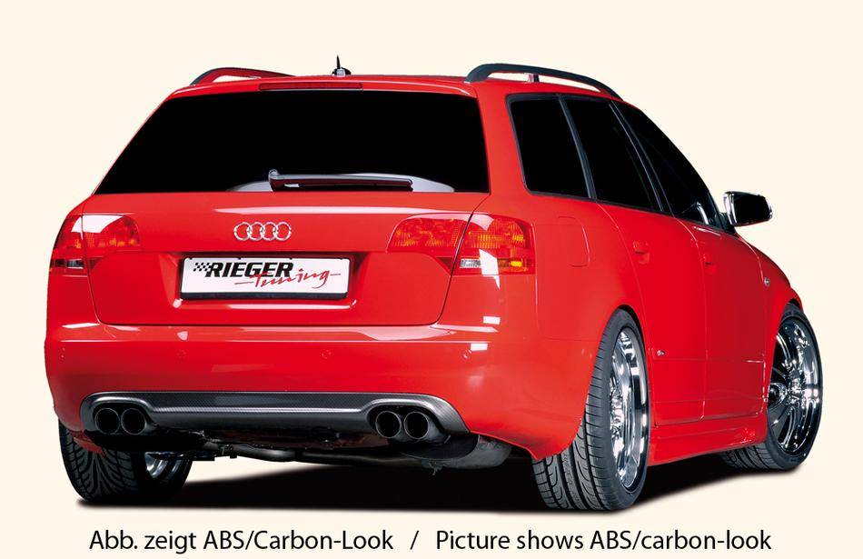 Sottoparaurti Rieger A4 8E B7 berl+Avant anche S-Line per 4 terminal