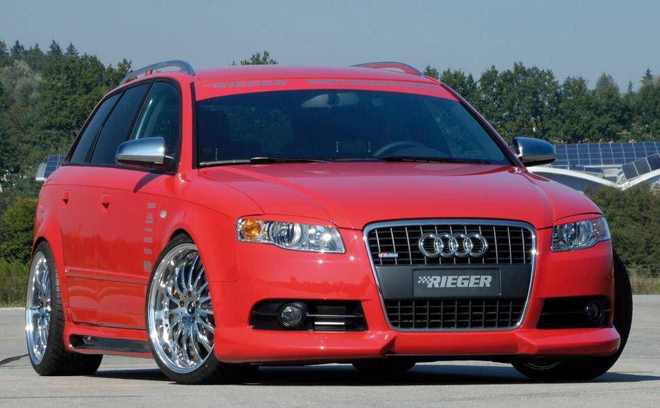 Sottoparaurti Rieger A4 8E B7 solo S-Line senza 3 prese aria central