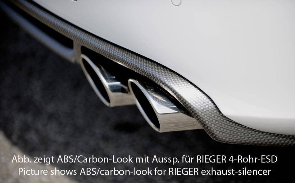 Diffusore Rieger A4 B8 no S-Line fino'12.11 per 1 term.orig. dx/sx