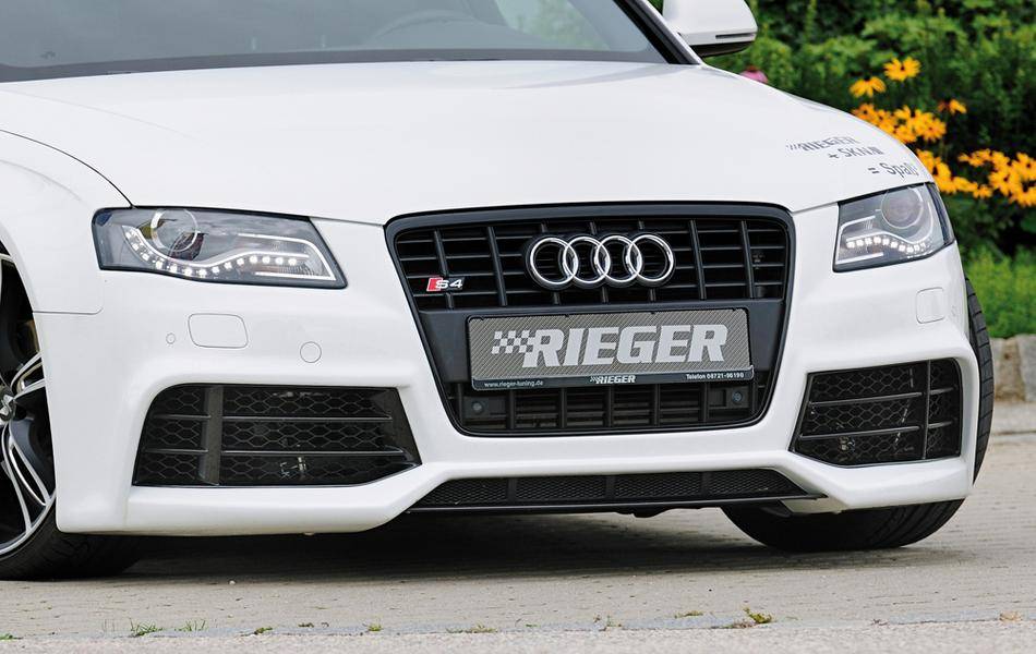 Paraurti Rieger RS-Style A4 B8 con lavafari e PDC fino 12.2012
