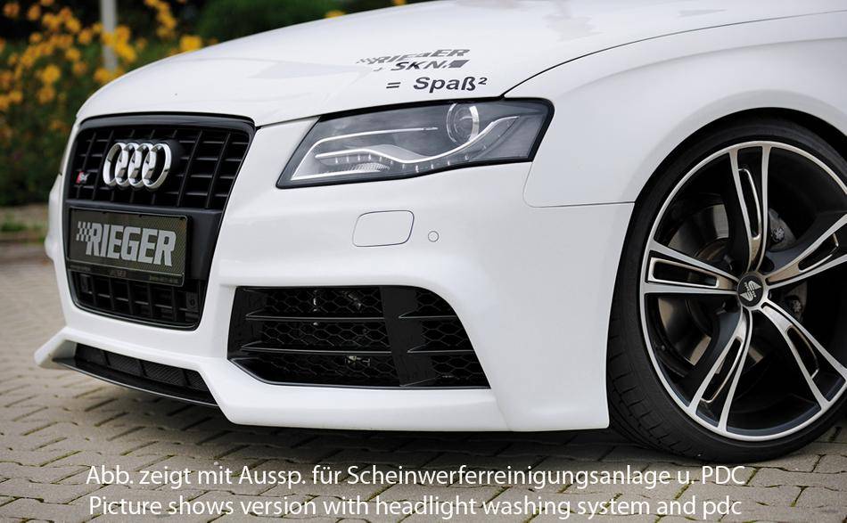 Paraurti Rieger RS-Style A4 B8 senza avafari e PDC fino 12.2012