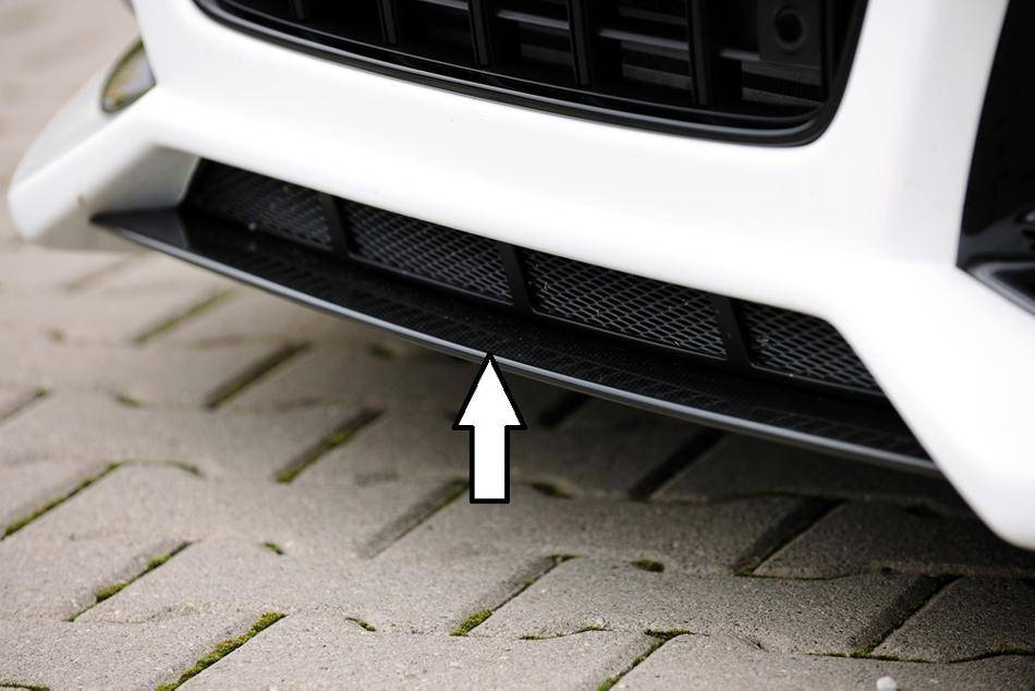 Lama centrale Rieger A4 B8 per paraurti RS-Style