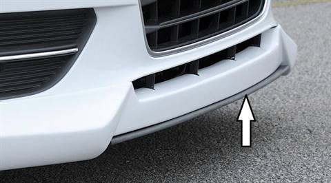 Lama DTM A3 8V per sottoparaurti Rieger 00056780 carbonlook