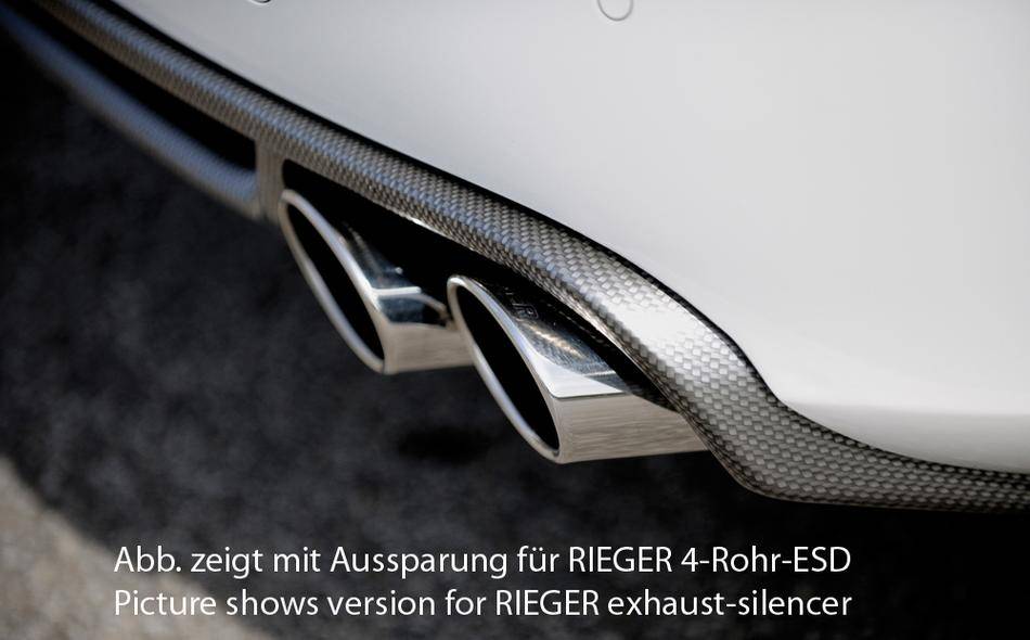 Diffusore Rieger A4 B8 no S-Line fino 12.11 marm.orig. Sx carbonlook