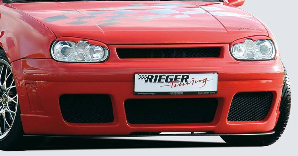 Paraurti Rieger RS Four Look Golf 4 con branchie laterali aperte