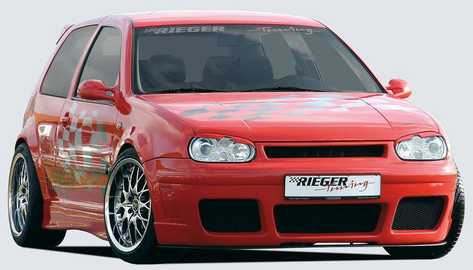 Paraurti Rieger RS Four Look Golf 4 con branchie laterali aperte