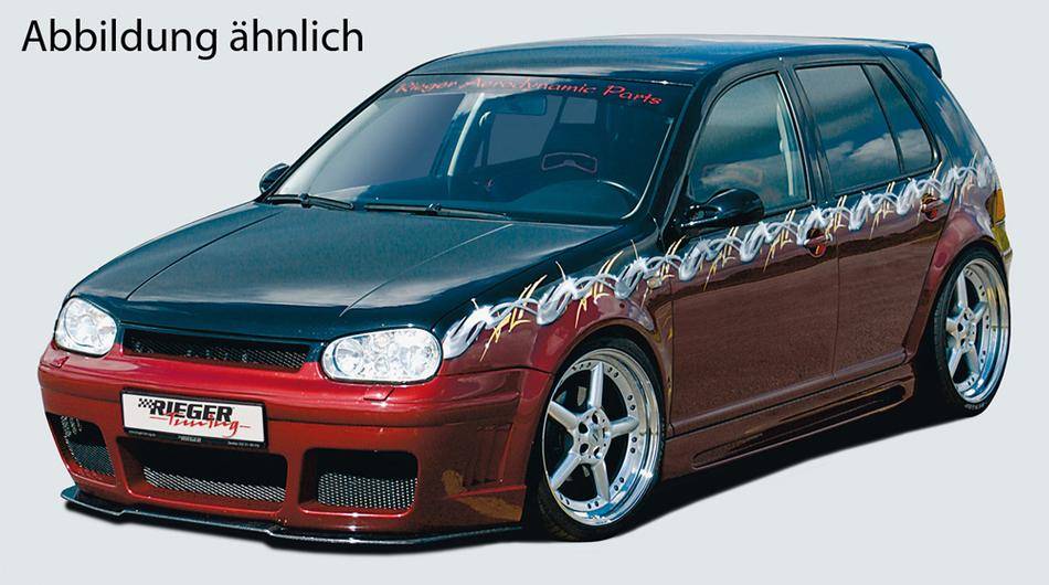 Paraurti Rieger RS Four Look Golf 4 con branchie laterali aperte
