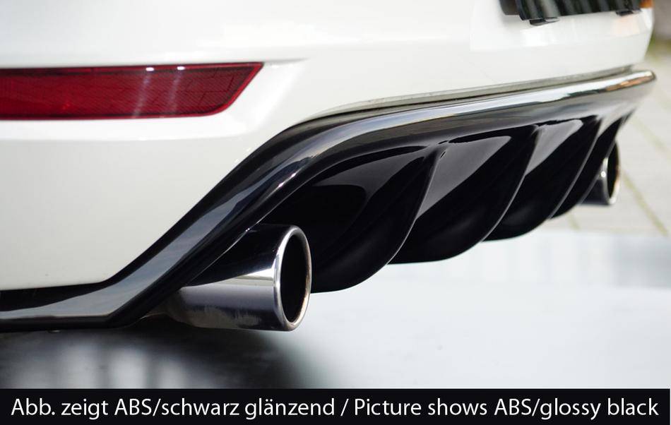 Diffusore Rieger Golf VI GTI per marmitta originale ABS grezzo