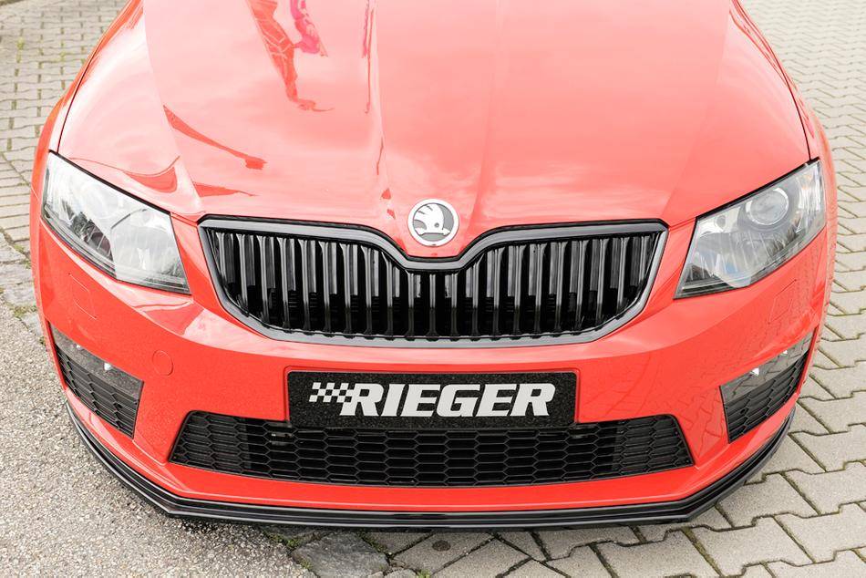 Lama Rieger per paraurti orig. Octavia 5E solo RS nero lucido