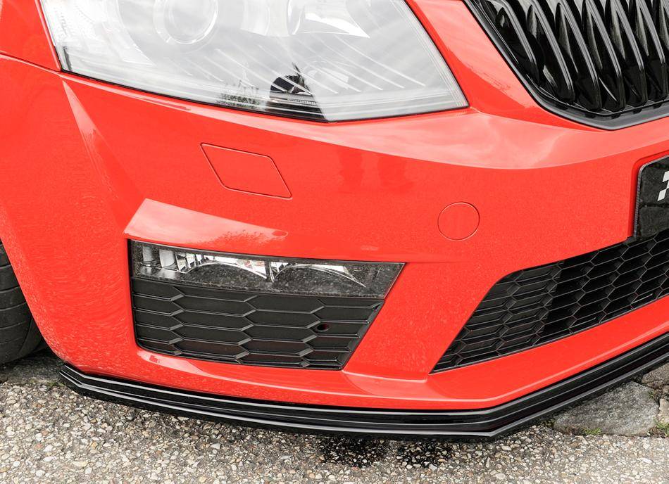 Lama Rieger per paraurti orig. Octavia 5E solo RS nero lucido