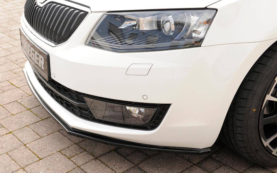 Lama Rieger per paraurti orig. Octavia 5E escluso RS nero lucido