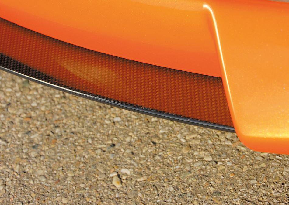 Lama centrale Focus 2 per sottoparaurti Rieger 34130 carbonlook