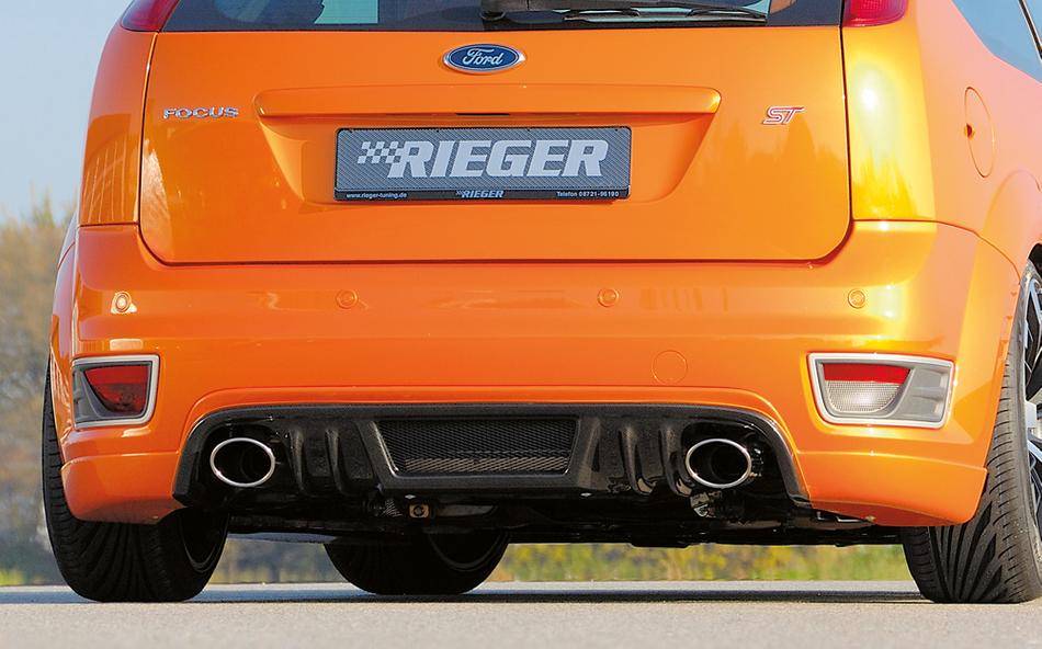 Marmitta Focus 2 solo ST  terminali duplex 115X85 singolo