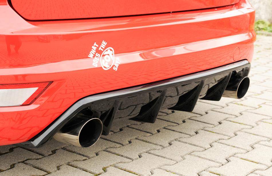 INSERTO PARAURTI POST FOCUS 2 ST NERO LUCIDO FACELIFT MARM DUPLEX