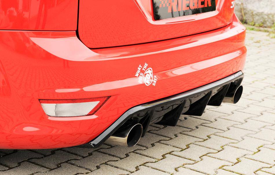 INSERTO PARAURTI POST FOCUS 2 ST NERO LUCIDO FACELIFT MARM DUPLEX