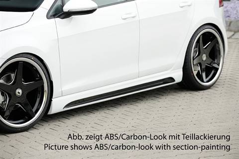 Sottoporta Rieger dx Golf 7 carbonlook fuori produzione n presa aria