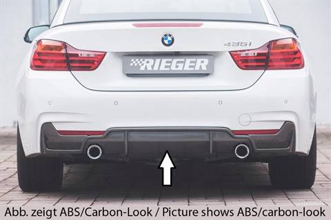 Diffusore Rieger BMW SERIE 4 F32/33/36 senza retine marm 435i