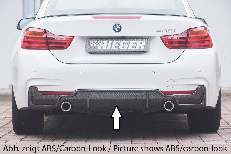Diffusore Rieger BMW SERIE 4 F32/33/36 senza retine marm 435i