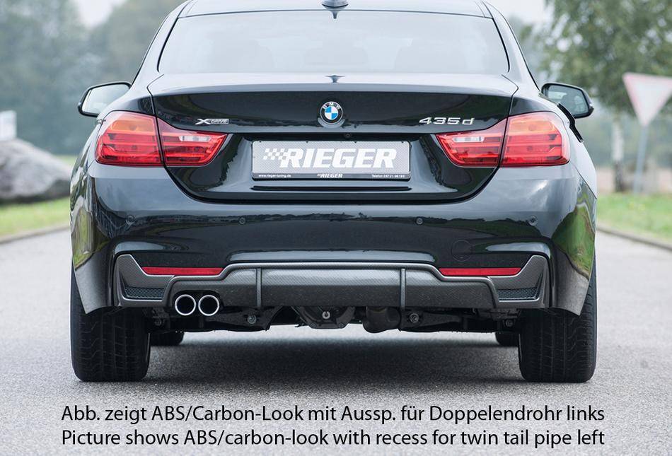 Diffusore Rieger BMW serie 4 F32/33/6 con retina per marm.singola sx