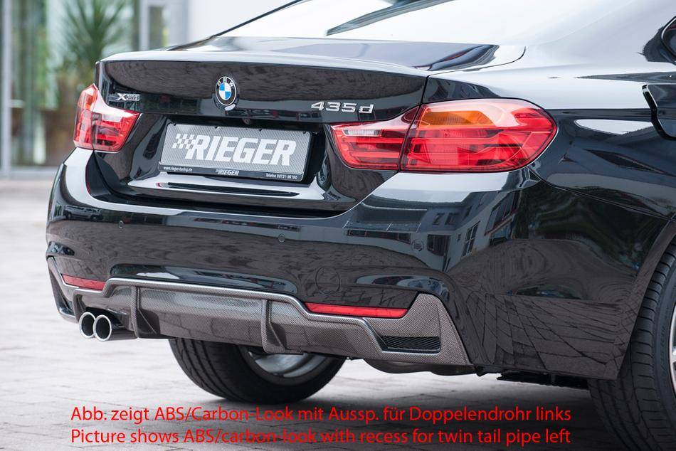 Diffusore Rieger BMW serie 4 F32/33/6 con retina per marm.singola sx