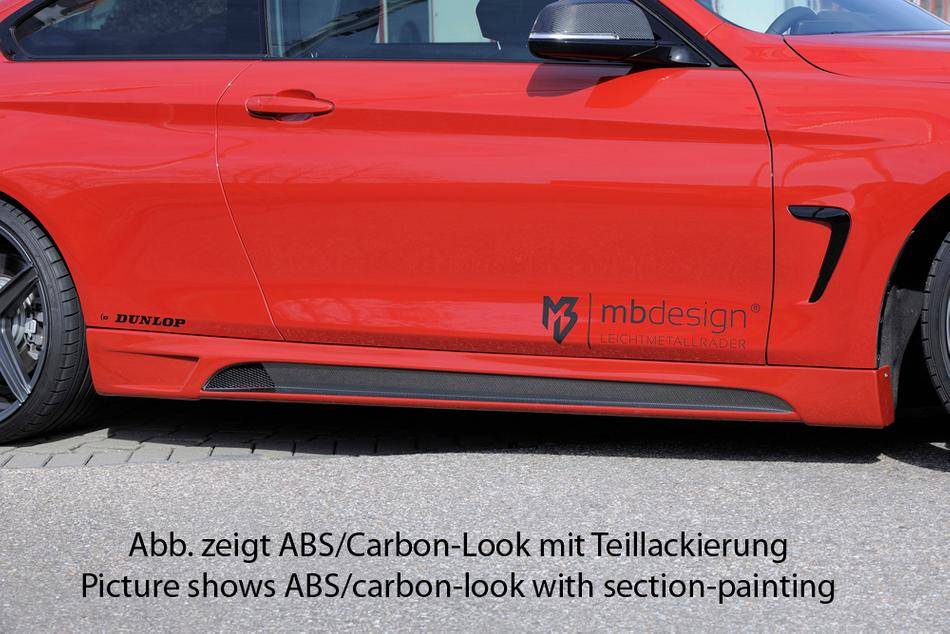 Sottoporta Rieger sx BMW serie 4 F32/33 Coupe'/Cabrio carbonlook